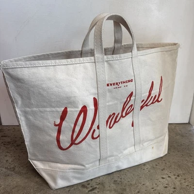 Best Made Company X Steele Canvas Tote Bag - Everything is Wonderful- Medium - Image 1 of 4