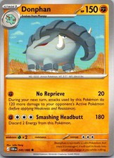 Donphan 045/086 Common Chaos Rising Pokemon Near Mint