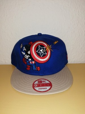 Snapback Sammelauflösung MARVEL TOKIDOKI New Era Captain America Neu Ungetragen 