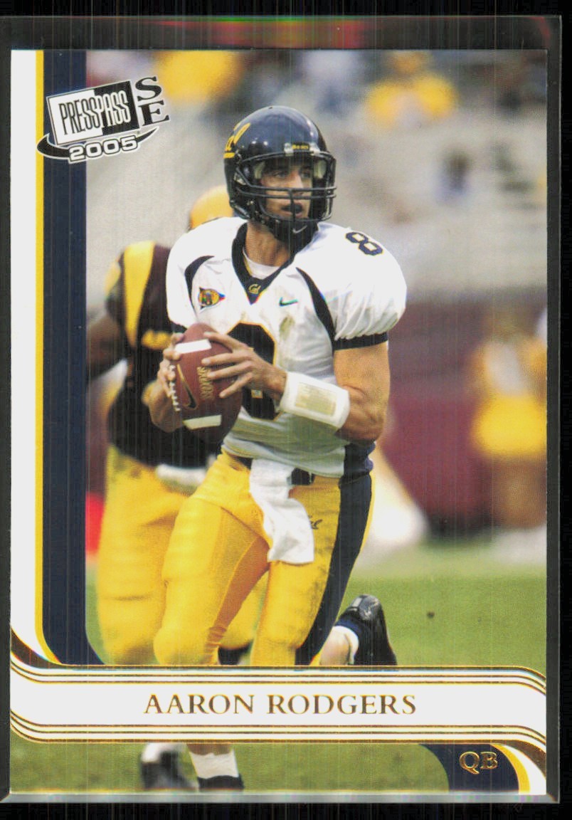 2005 Press Pass SE Gold Aaron Rodgers Rookie Golden Bears #G7
