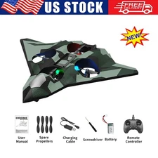 RC Airplane 2.4G Remote Control Plane Drone Hobby Fighter Jet Glider Toy AE