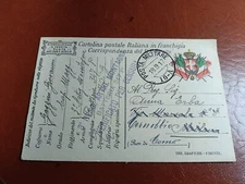 Franchigia Postale militare 10-A Art. vette trentine (testo) Cernobbio - N3F4