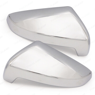 For Mazda/Isuzu BT-50 D-Max V-Cross 2021 22 Chrome L+R Side Mirror Cover Trim