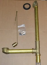 Kingston Brass DTL1182 BathTub Drain with Overflow with Gasket