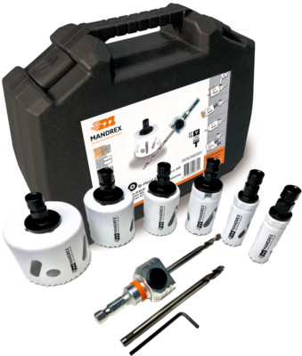 Mandrex Lochsägen Set SpeedXcut mit Bi-Metall M42 für Edelstahl & Epoxidharz