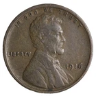 1916 Lincoln Wheat Cent Penny Better Grade Complete Your Album!!