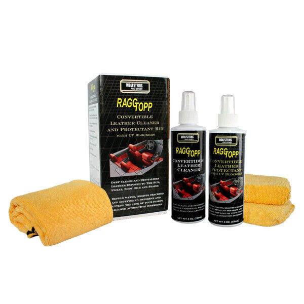 RaggTopp Convertible Leather Care Kit - car auto seats Clean Protect UV damage