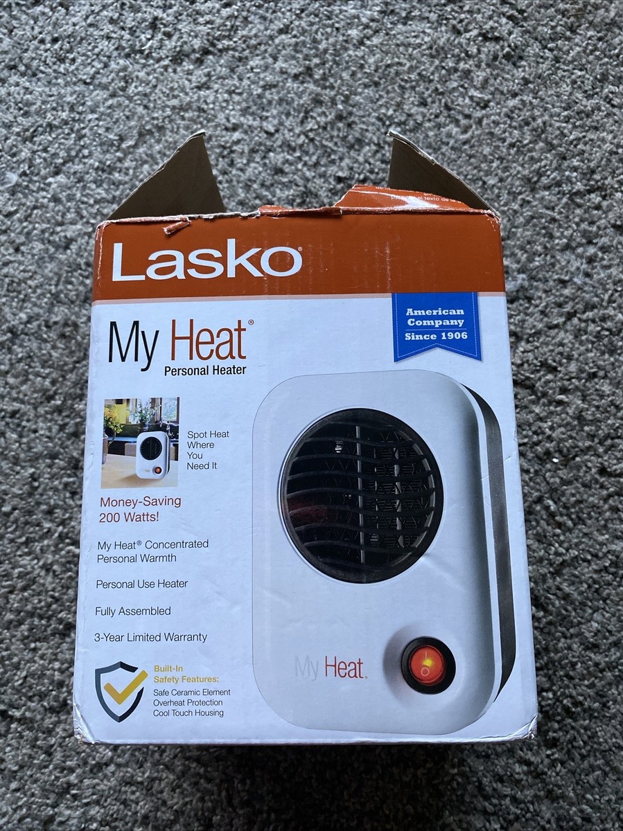 Lasko 101 MyHeat Personal Electric 200W Ceramic Space Heater