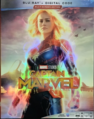 CAPTAIN MARVEL ~ Brie Larson ~ BluRay ~ SEALED!!!* w/slipcase