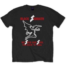 Image of Black Sabbath 'We Sold Our Soul' Black T shirt - NEW