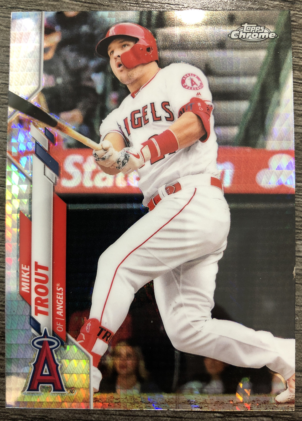 Mike Trout 2020 Topps Chrome Xfractor Los Angels - MINT