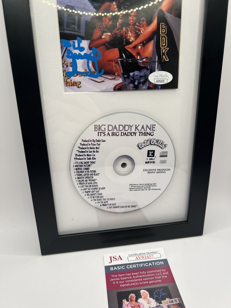 BIG DADDY KANE SIGNED IT'S A BIG DADDY THING SIGNED CD - JSA COA