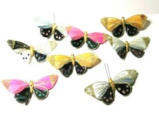 Butterflies Craft Supplies Feathers Rhinestones Glitter Butterfly Cottagecore