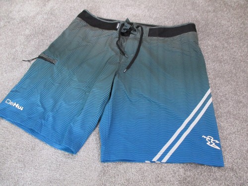 DaHui Trunks Boardshorts Surfing Mens Size 38 Blue - Picture 3 of 10