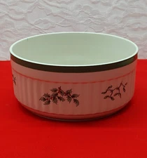 SPODE  Imperial Cookware Casserole Dish - Christmas Tree Pattern -   3" x 6.5"