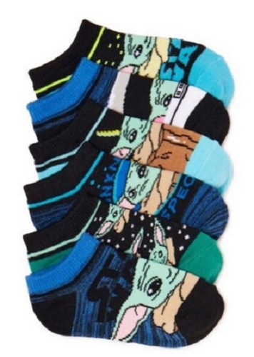 Star Wars NEW♈Kids 6 pairs/No show socks shoe size S (4 1/2-8 1/2)~multi - Picture 2 of 3