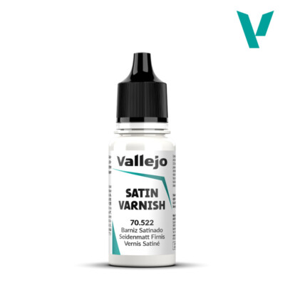 Vallejo Acryllack - glänzend 70510, matt 70520, seidenmatt 70522 18 mm Flasche