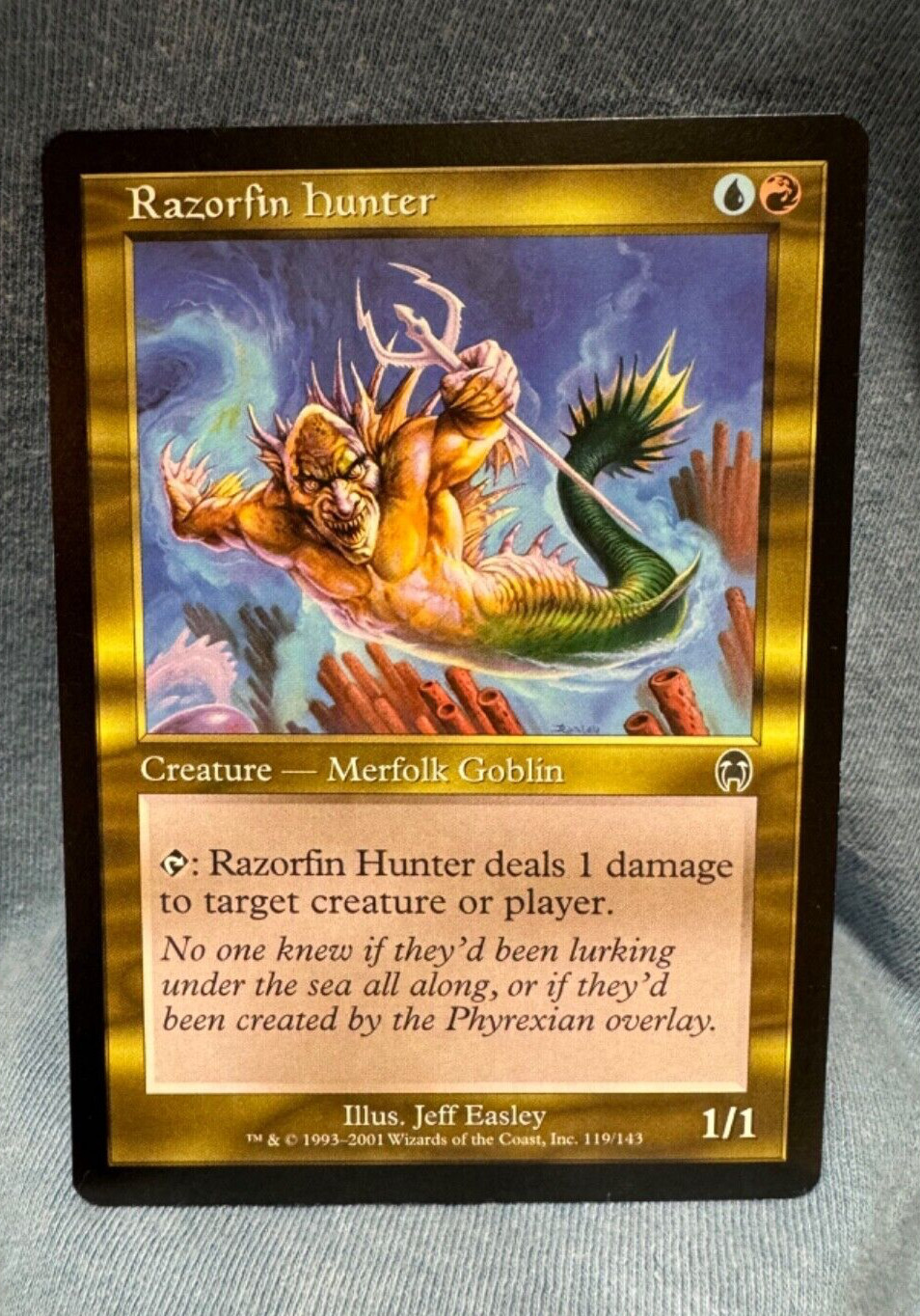MTG - Razorfin Hunter - Apocalypse - NM - Free Shipping! - Buy more & Save!