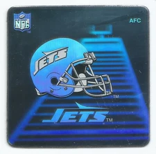 NEW YORK JETS HOLOGRAM MAGNET ~ LICENSED NFL HOLOGRAPHIC AFC ~ BRAND NEW SEALED