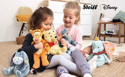 Figura de Peluche Steiff Disney Originals Donkey Eeyore 25 cm Azul Gris Sentado - Imagen 2 de 2