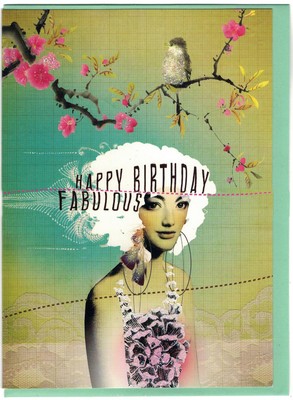 Papaya Art Joyeux Anniversaire Fabuleux Vierge Beaux Arts Carte De Vœux Ebay