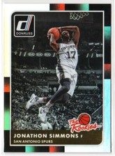 2015-16 Panini Donruss The Rookies Holo SP 57/199 Jonathon Simmons #28 RC