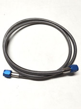 4an Nitrous Oxide Line 7ft Stainless Steel Braided Blue Ends