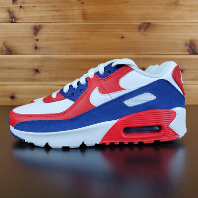 Nike Air Max 90 GS Black/Challenge Red/Dark Grey-Blue Spark disponibles en  ligne - Le Site de la Sneaker