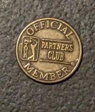 PGA Tour Partners Club Official Member Ball Marker Coin Token Sports Collectible