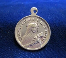 St Therese of the Infant Jesus Medal Aluminum Shower Roses from Heaven