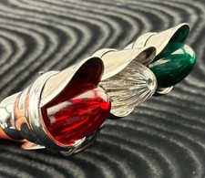 BICICLETTA TRIPLA MINI BEE LIGHT CON VISIERA CABLATA ROSSO/BIANCO/VERDE LOWRIDER CRUISER.