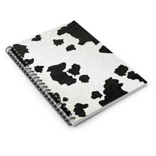 Cow hide print Spiral Notebook - Ruled Line