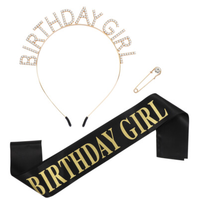 1 Set Birthday Party Supplies Beautiful Creative Chic Birthday belt bro