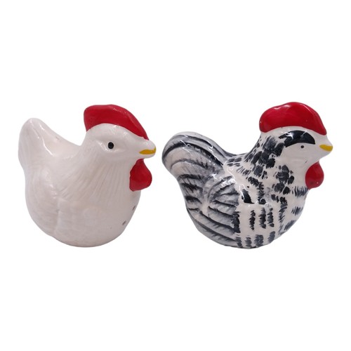 Set coppia shaker sale pepe gallina gallo pollo decorazione cucina vintage - Foto 3 di 11