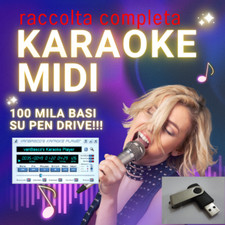 UNIQUE-COMPLETE COLLECTION 100 THOUSAND KARAOKE MIDI MUSIC BASES  PEN DRIVE TOP  