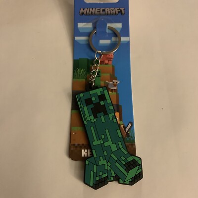 Minecraft Keyring Key Chain  Bag Charms Officially Licensed Merchandise NEW UK