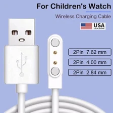 2-Pin Universal USB Data Charging Cable Magnetic Charger For Smart Watch 3 Type