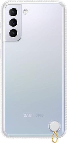 Samsung Galaxy S21+ Case, Clear Protective Cover - White (US Version )