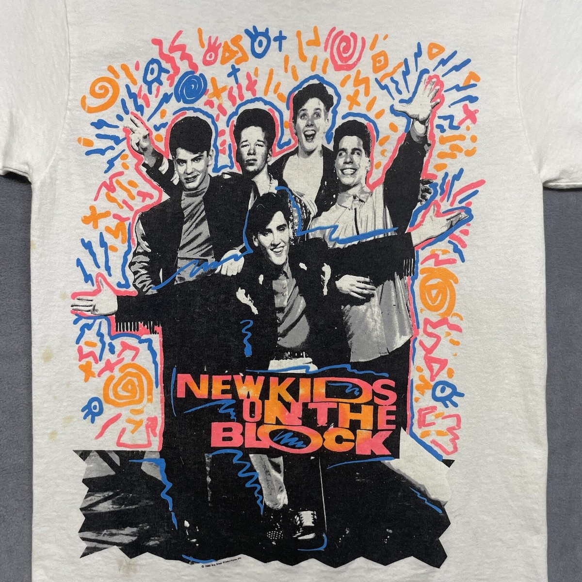 Vintage New Kids on the Block Tour Tee Band Tee 1990 Vintage New Kids on the Block Tour Tee Band Tee 1990