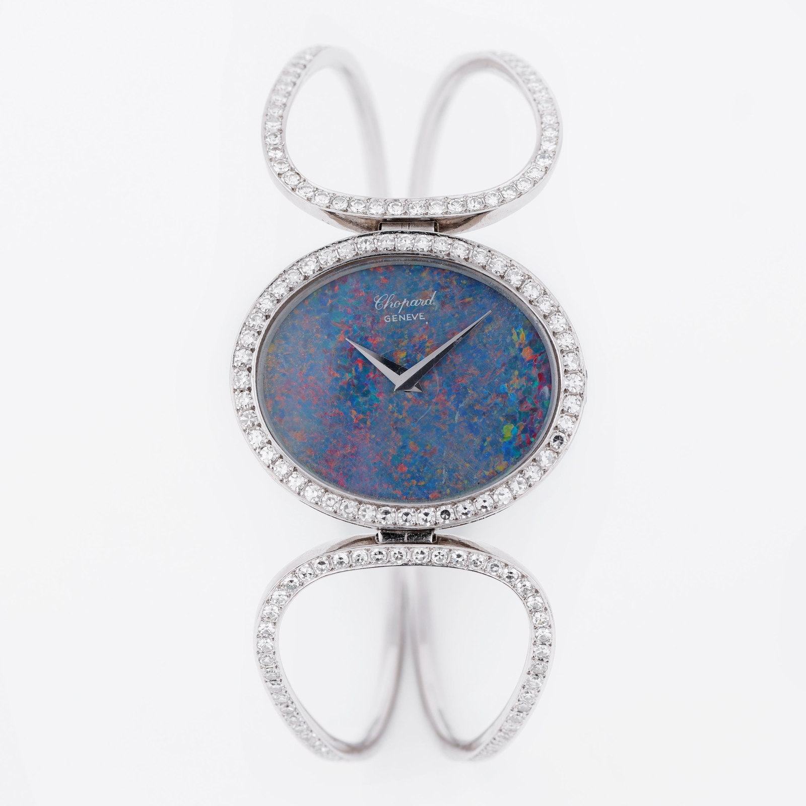 Chopard L.U.C Bracelet Watch | REF. 5029 1 | Opal Dial | Diamond Bezel & Bangle