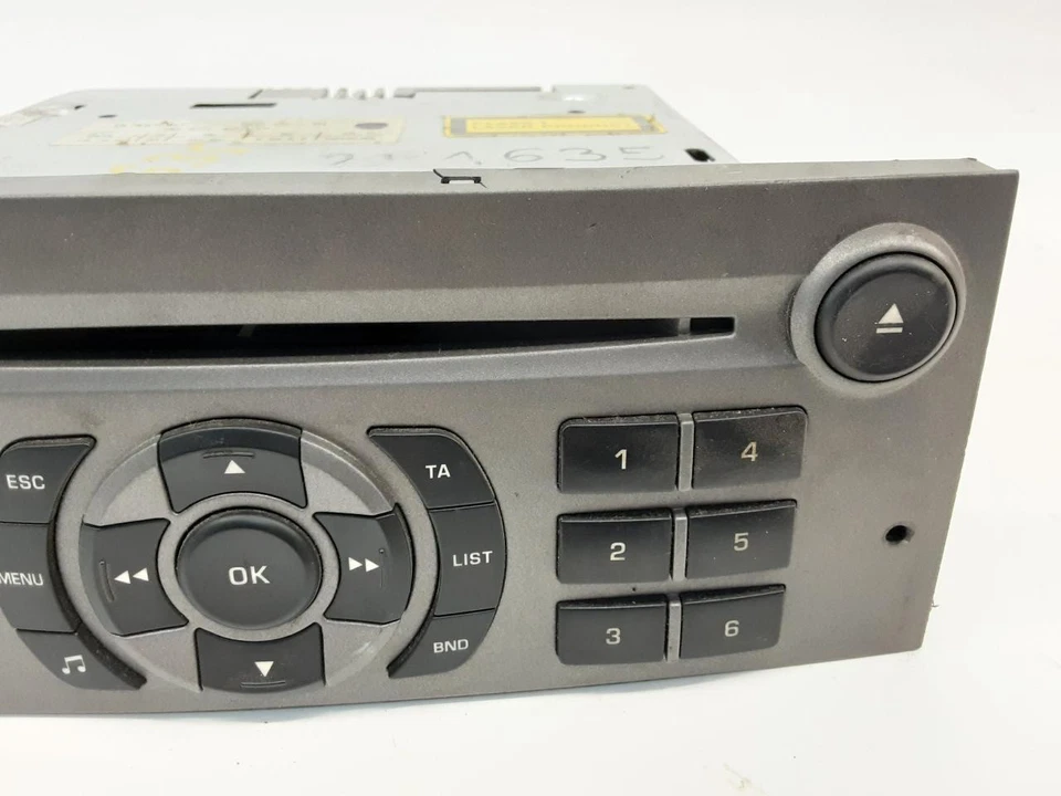 PEUGEOT 407 2004-2007 Radio Autoradio 9659142777 - Bild 3 von 4