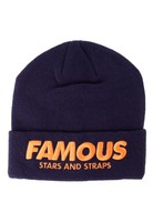 Famous Stars And Straps Men's Fame And Simple Beanie Blue Skate Streetwear on sale Famous Stars And Straps Men's Fame And Simple Beanie Blue Skate Streetwear on sale