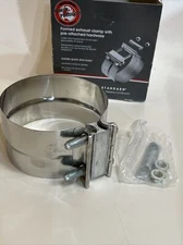 Powerproducts TLC500S  Lap Joint 5" 304SS Stainless Steel Exhaust Clamp New!