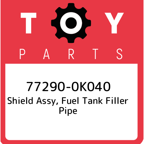 772900K040 Toyota Shield assy, fuel tank filler pipe 772900K040, New
