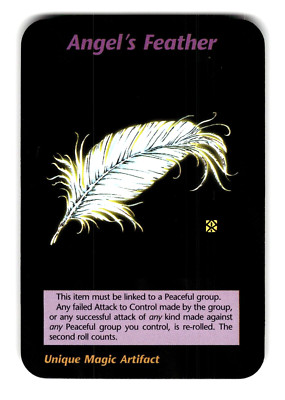 Angel's Feather Base Set Card INWO Illuminati New World Order Game