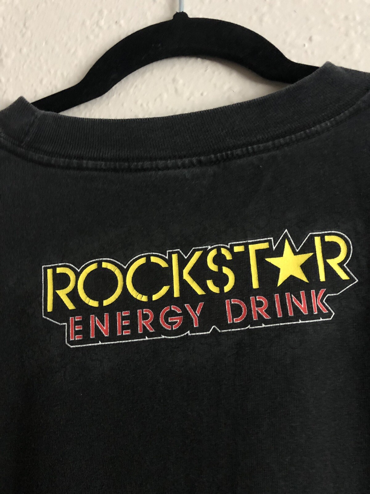 early 2000’s vintage rock star energy drink tshirt, … Gem