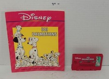 Vintage Disney 101 Dalmatians Book and Tape Rare VHTF