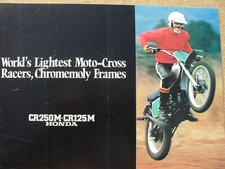 honda cr 125 250 Moto Cross prospectus