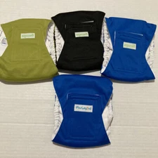 Lot of 4 Male Pee Bands S Diapers Wegreeco Paw Legend Blue Black Green