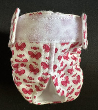Female Dog Puppy Pet Diaper Washable Pant Sanitary Underwear TINY BUTTERFLY MED